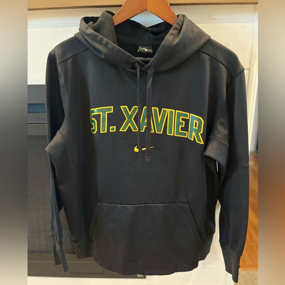 St. Xavier Hoodie‎ Mens Large Nike dri- Fit pullover Louisville KY Catholic